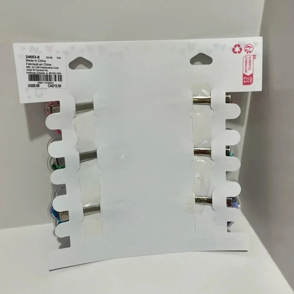 Claire’s bundle with backpack, 3 bracelets, 6 hair clips, pen and earrings - Picture 6 of 13